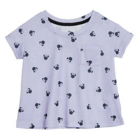 Disney kids 2-piece PJ Shorts Set, Mini Mouse, Purple - Picture 2 of 3